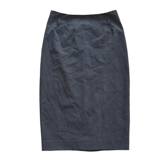 Amanda & Chelsea Gray Pencil Skirt 0 - Picture 1 of 3